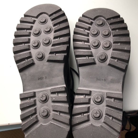 NEW! Women’s Black Sock boots with laces! Never worn! - Picture 6 of 8